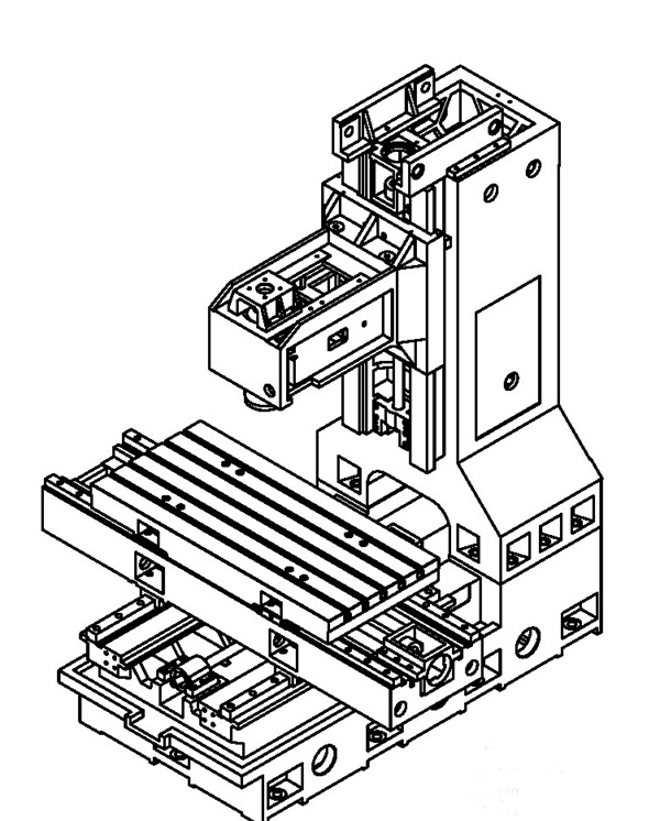 1060線軌加工中心床身 1060線軌加工中心床身