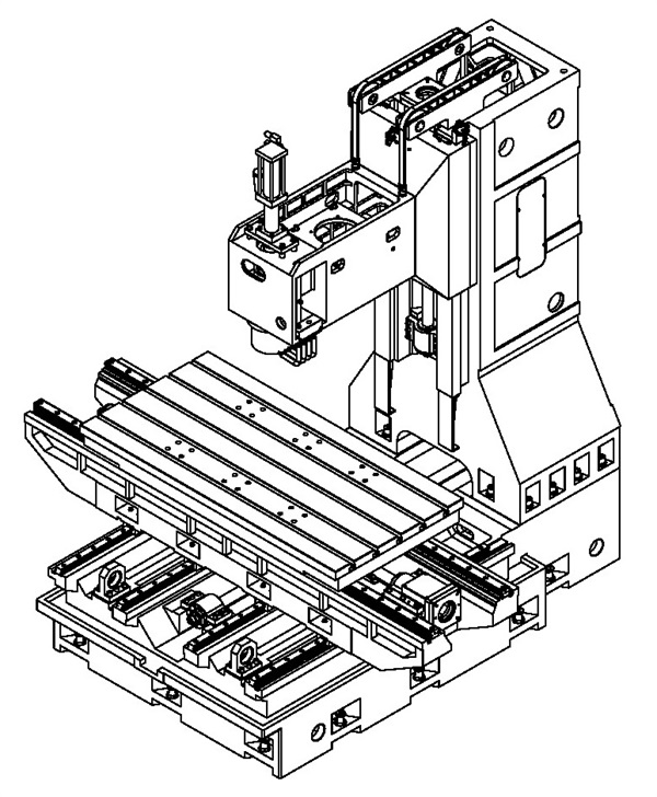 大型cnc加工中心1690床身 大型cnc加工中心1690床身