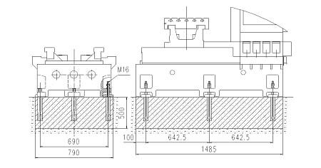 龍門加工中心安裝環境 龍門加工中心安裝環境