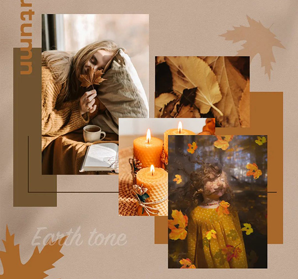 秋日微水泥顏色搭配——【大地色系】